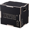 image:imageVEVOR 3 in 1 Plyometric Jump Box EasytoAssemble Wood Plyo Box for Jumping Trainers Home Gym Training and Conditioning16 x 14 x 12