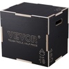 image:imageVEVOR 3 in 1 Plyometric Jump Box EasytoAssemble Wood Plyo Box for Jumping Trainers Home Gym Training and Conditioning20 x 18 x 16