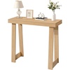 image:imageVEVOR 36 in Console Table Modern Desk Behind The Couch Wooden Rectangle Entrance Desk Narrow Long Sofa Table Accent Stand Ideal for Hallway Bedroom Living Room Foyer Easy Assembly NaturalNatural