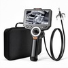image:imageVEVOR 4Way Articulating Borescope with Light True 1080P HD Industrial Endoscope Inspection Camera with Articulated Probe Flexible Snake Scope Cam for Wall Automotive Engine Inspect49FT024inch Probe