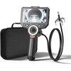 image:imageVEVOR 4Way Articulating Borescope with Light True 1080P HD Industrial Endoscope Inspection Camera with Articulated Probe Flexible Snake Scope Cam for Wall Automotive Engine Inspect49FT032inch Probe