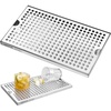 image:imageVEVOR Beer Drip Tray 304 Stainless Steel Kegerator Drip Trays with 4 NonSlip Rubber Pads and Detachable Cover HeatCold Resistant Beer Tower Drip Pan for Bar Restaurant Coffee Shop HomeBeer Drip Tray