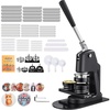 image:imageVEVOR Button Maker 1125228 inch253258mm 3in1 Pin Maker 300pcs Button Parts Ergonomic Arc Handle Punch Press Kit Button Maker Machine with Panda Magic Book for Children DIY Gifts BlueBlack 3 in 1  300 pcs