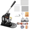 image:imageVEVOR Button Maker Machine 125in32mm Pin Maker with 500pcs Button Parts Circle Cutter Hex Wrenches and Magic Book Ergonomic Handle for DIY Badges Personalized Pins and Key Chains BlackBlack