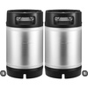 image:imageVEVOR Cleaning Keg 5 Gallon19L Keg Line Cleaning Kit with 4 D Coupler Connections amp Rubber Base Beer Lines Cleaner Used for Beer Line Cleaning 304 Stainless Steel Kegerator Beers Lines Cleaner Kit25 Gal2  Corny Keg