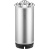 image:imageVEVOR Cleaning Keg 5 Gallon19L Keg Line Cleaning Kit with 4 D Coupler Connections amp Rubber Base Beer Lines Cleaner Used for Beer Line Cleaning 304 Stainless Steel Kegerator Beers Lines Cleaner Kit5 Gal  Cleaning Keg