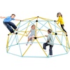 image:imageVEVOR Climbing Dome 10FT Geometric Dome Climber with Hammock and Swing Jungle Gym Supports 750LBS and Easy Assembly for Kids 3 to 10 Years Old with Climbing Grip Outdoor Backyard Play Equipment10 FT