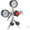image:imageVEVOR Double Gauge Regulator CO2 Regulator Gauge with 060PSI Heavy Duty CO2 Gauge Gas System Draft Beer Regulator with Check Valve Adjustable Pressure Regulator for Draft Beer Homebrew CGA320DualGauge DualValve