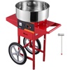image:imageVEVOR Electric Cotton Candy Machine 1000W Commercial Floss Maker wStainless Steel Bowl Sugar Scoop and Drawer Perfect for Home Carnival Kids Birthday Family Party PinkRed