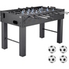 image:imageVEVOR Foosball Table 55 inch Standard Size Table Indoor FullSize Foosball Tables Includes Durable Soccer Set for Home Family Game RoomBlack