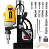 image:imageVEVOR Magnetic Drill 1450W Motor 16 in Boring Diameter 2810 lbf Portable Electric Mag Drill Press with 2 Coring Bits Variable Speed Drilling Machine for Metal Surface Home Improvement Industry11PCS