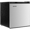 image:imageVEVOR Mini Fridge with Freezer 16 CuFt Compact Refrigerator wMicron Freezer Zone 7Modes Adjust Temp Energy Efficient Small Fridges Reversible Door Low Noise for Bedroom Dorm Office BlackBrushed Stainless