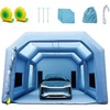image:imageVEVOR Portable Inflatable Paint Booth 26x15x10ft Spray Car Tent wAir Filter System amp 2 Blowers Upgraded Blow Up Booth Tent Auto Workstation Parking Garage2950W1100W