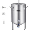 image:imageVEVOR Pressure Fermenter 15 PSI 8 Gal30L AllinOne Stainless Steel Conical Secondary Fermentation Bucket for Wine Beer Brewing Equipment16 GalFermenter10