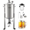 image:imageVEVOR Pressure Fermenter 15 PSI 8 Gal30L AllinOne Stainless Steel Conical Secondary Fermentation Bucket for Wine Beer Brewing Equipment16 GalFermenter20