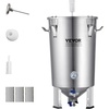 image:imageVEVOR Pressure Fermenter 15 PSI 8 Gal30L AllinOne Stainless Steel Conical Secondary Fermentation Bucket for Wine Beer Brewing Equipment8 GalFermenter10