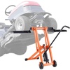image:imageVEVOR Ride on Lawn Mower Lift Jack 880 Lbs Weight Capacity Telescopic Maintenance Jack with Crank Handle amp Power Tool Handle Foldable Lawn Tractor Lifter for Lawn Mowers and Garden Tractors Black500 Lbs