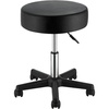 image:imageVEVOR Rolling Stools with Wheels 400 LBS Weight Capacity Adjustable Height Stool with UltraThick Seat Cushion Swivel Stools Chair for Salon Bar Home Office Tatoo Medical Massage BlackBlack