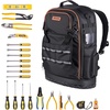 image:imageVEVOR Tool Backpack with Tools 65 Pockets Heavyduty Tools Storage Organizer Bags with Laptop Compartment amp Molded Base Electrician Jobsite Backpack for Electrician Repairman and HVAC Techs65 Pockets