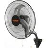 image:imageVEVOR Wall Mount Fan 18 Inch IP44 Waterproof 3 Speed Metal Fan with Triangle Bracket Set for Commercial Warehouse Greenhouse Workshop Covered Patio Factory and Basement18 Inch