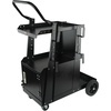 image:imageVEVOR Welding Cart 3Tier Welder Cart Heavy Duty with 400 Lbs Weight Capacity 360 Swivel Wheels Tank Storage Safety Chains Rolling MIG Welder Cart for TIG ARC MMA Plasma Cutter Welding Machine2Tier 1 Drawers