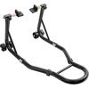 image:imagevevor Motorcycle Stand Lift 850lbs Front Rear Combo Stand Lift Stand Front Wheel Fork Stands Rear UL Fork Swingarm Spool Stands Compatible with Most Yamaha Honda Kawasaki Suzuki Motorcycles BlackBlack