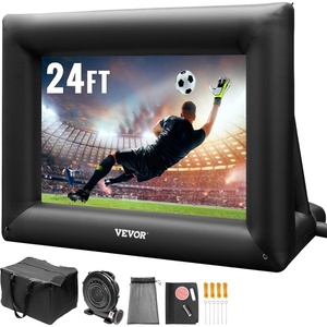 image:imageVEVOR 16FT Inflatable Movie Screen Outdoor Inflatable Projector Screen with Portable Storage Bag 169 Easy Set Up Movie Projection for Outdoor Backyard Home Theater Theme Party24 Feet