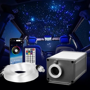 image:imageVEVOR 16W Starlight Headliner Kit 550pcs003in98ft Twinkle Fiber Optic Star Ceiling Lights for Car Roof Remote Control Bluetooth APP Sound Activated RGBW Light Engine for Home Bed Room Decor550pcs003in98ft