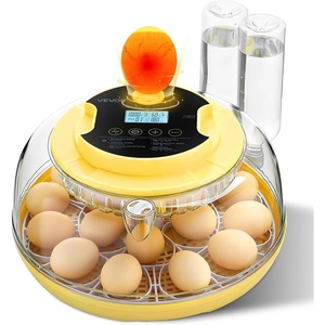 image:imageVEVOR 18 Egg Incubator Automatic Egg Turner with LED Candler Temperature amp Humidity Control 360 View Clear Window Auto Water Refill Poultry Eggs Incubators for Hatching Chicks Ducks Goose Quail  Precise ControlDigital Display18 Eggs