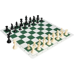 image:imageVEVOR 3in1 Chess Checkers Backgammon Table Set 18 Inch Premium Wooden Chess Table Deluxe Combo Game Table Furniture Set Chess Set Board Game Gift for Family Board GamesWhiteBlack