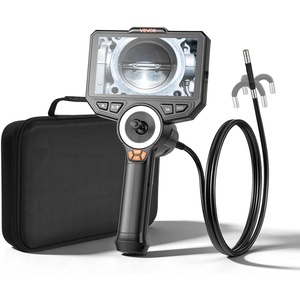 image:imageVEVOR 4Way Articulating Borescope with Light True 1080P HD Industrial Endoscope Inspection Camera with Articulated Probe Flexible Snake Scope Cam for Wall Automotive Engine Inspect49FT032inch Probe