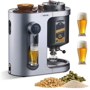 image:imageVEVOR Automatic Home Beer Brewer 343 Gal AllinOne Home Brew Machine 1500W Power Electric Beer Maker Machine with Mash Boil Device 304 Stainless Steel Inner Tank Auto Temp amp Pressure Control