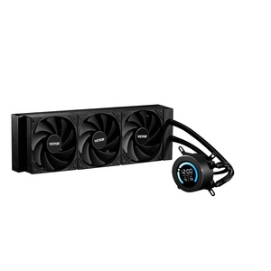 image:imageVEVOR CPU Liquid Cooler AIO CPU Water Cooler  360mm PWM Fans amp Pump Freestyle Images GIFS MP4  or Speed in 21 LCD Display Fits Intel 115X1366201117001200 AMD AM4AM5360 mm PWM Fans