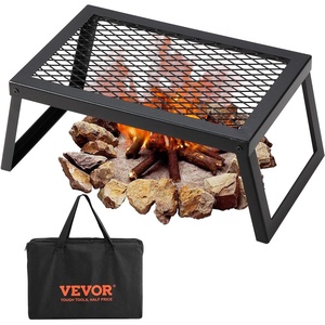 image:imageVEVOR Folding Campfire Grill Heavy Duty Steel Mesh Grate 224 Portable Camping Grates Over Fire Pit Camp Fire Cooking Equipment with Legs Carrying Bag Grilling Rack for Outdoor Open Flame Cooking181212 inch