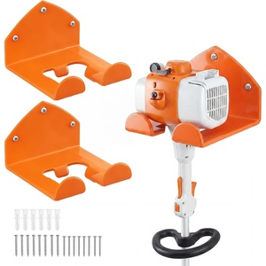 image:imageVEVOR Garage Organizer Trimmer Rack 59 Inch 2 Pack 180 lbs Total Load Wall Mounted Garden Power Tool Hanger Weed Whackers Holder for GrassHedge Trimmer Leaf Blower Chainsaw Garden Tools Orange