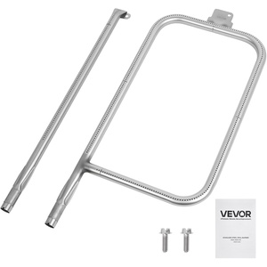 image:imageVEVOR Grill Burner Tube for Weber Q3200 Q300 2013 amp earlier Q320 Q3000 2014 amp newer 2375 inch 304 Stainless Steel Tube Burner for Weber 404341 57060001 586002 Replacement Part 60036 803852275 Fits Q 3003000 series