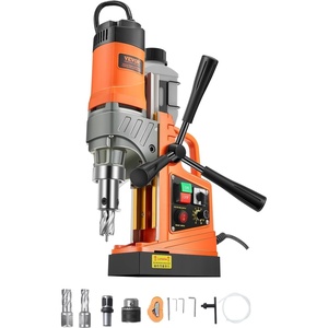image:imageVEVOR Magnetic Drill 1450W Motor 16 in Boring Diameter 2810 lbf Portable Electric Mag Drill Press with 2 Coring Bits Variable Speed Drilling Machine for Metal Surface Home Improvement IndustryW 157 2pcs  Tapping NEW