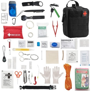image:imageVEVOR Professional 500Piece First Aid Kit  AllHazard Emergency Medical Supplies for Outdoor Home amp Car  Durable 600D Nylon Bag250 Pieces
