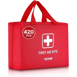 image:imageVEVOR Professional 500Piece First Aid Kit  AllHazard Emergency Medical Supplies for Outdoor Home amp Car  Durable 600D Nylon Bag420 Pieces
