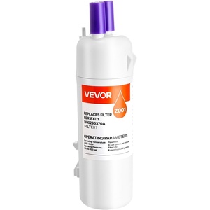 image:imageVEVOR Refrigerator Water Filter Replacement Carbon Block Filtration for Clear Drinking Water Reduce Chlorine Taste amp Odor Lead Sediments 70 Contaminants White 1 Pack