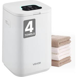 image:imageVEVOR Towel Warmer Bucket 20L Large Towel Warmer for Bathroom Auto Shut Off Towel Heater Fits up to Two 40x70 Oversized Towels Bathrobes Blankets 4Level Timer Towel Warmer Ideal for Spa GrayWhite Lip