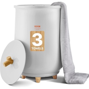 image:imageVEVOR Towel Warmer Bucket 20L Large Towel Warmer for Bathroom Auto Shut Off Towel Heater Fits up to Two 40x70 Oversized Towels Bathrobes Blankets 4Level Timer Towel Warmer Ideal for Spa GrayGray