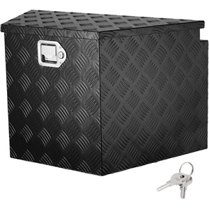 image:imageVEVOR Trailer Tongue Box Heavy Duty Trailer Tongue Tool Box Storage Organizer with Lock amp Keys Utility Tool Chest for Pickup Truck Bed RV SUV OffRoad Vehicle Steel 36 x 12 x 1229 Black