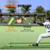 image:imageVEVOR 10x3ft SoftballBaseball Pitching Mat with Rubber Mound  AntiFade Turf amp AntiSlip Foam Backing Portable Fastpitch Training Aid for IndoorOutdoor Practice RedGreenGreen