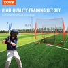 image:imageVEVOR 7x7ft Baseball Softball Practice Net Portable Baseball Training Net for Hitting Batting Catching Pitching Backstop Baseball Equipment Training Net7x7FTNo Strike Zone