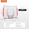 image:imageVEVOR 7x7ft Baseball Softball Practice Net Portable Baseball Training Net for Hitting Batting Catching Pitching Backstop Baseball Equipment Training Net7x7FTNo Strike Zone