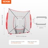 image:imageVEVOR 7x7ft Baseball Softball Practice Net Portable Baseball Training Net for Hitting Batting Catching Pitching Backstop Baseball Equipment Training NetNet OnlyNo Frame