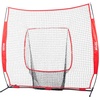 image:imageVEVOR 7x7ft Baseball Softball Practice Net Portable Baseball Training Net for Hitting Batting Catching Pitching Backstop Baseball Equipment Training Net7x7FTNo Strike Zone
