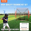 image:imageVEVOR 7x7ft Baseball Softball Practice Net Portable Baseball Training Net for Hitting Batting Catching Pitching Backstop Baseball Equipment Training NetNet OnlyNo Frame
