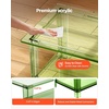 image:imageVEVOR Acrylic Coffee Table 2Tiers Center Table with Open Storage Shelf Modern Rectangle Acrylic Coffe Desk for Living Room Dining Room Kitchen Island Office 315 W x 197 D x 157 H GreenGreen